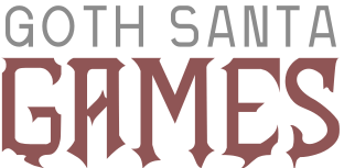 Goth Santa Games stylized text logo